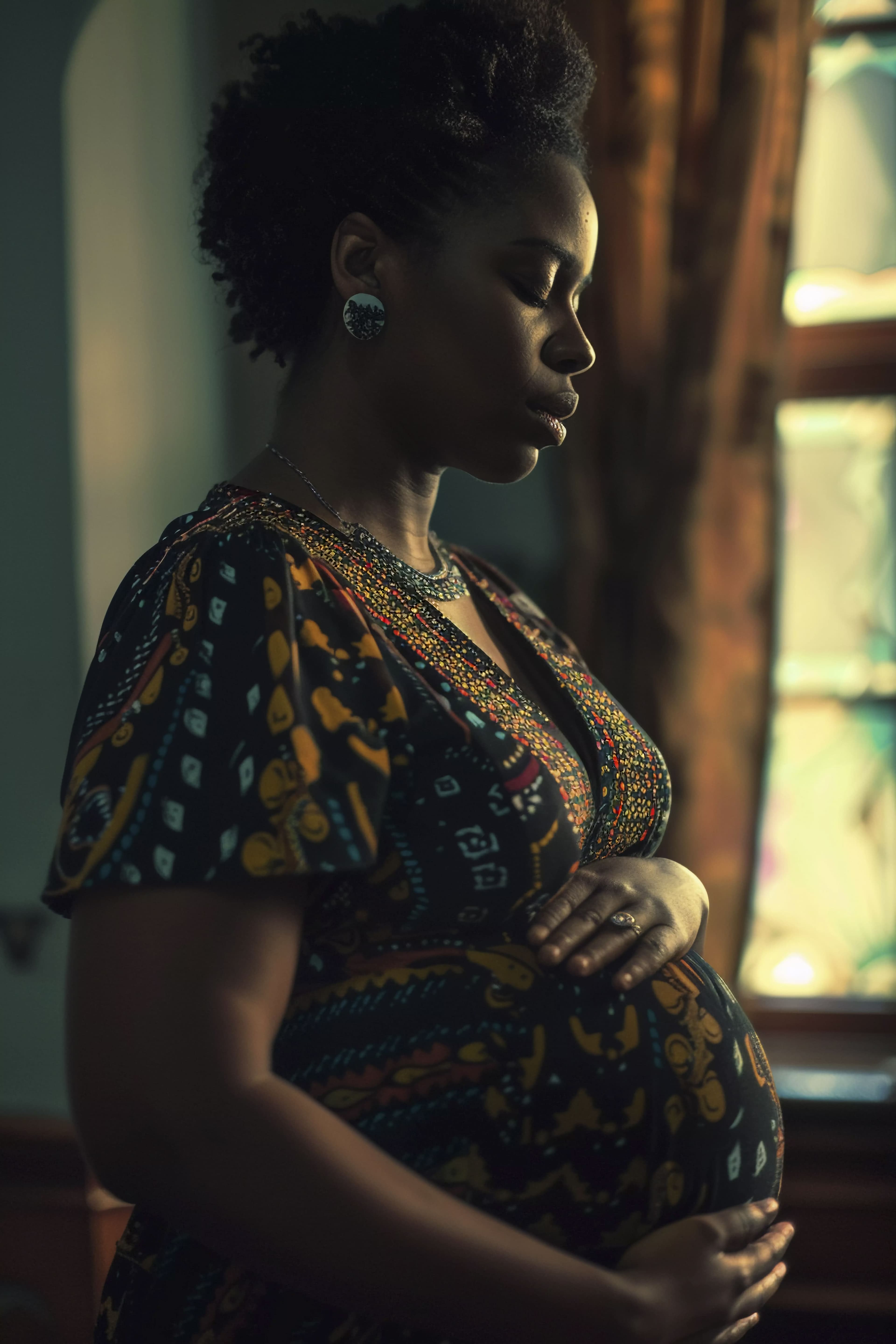 Expectant Nigerian mom prepared for delivery day
